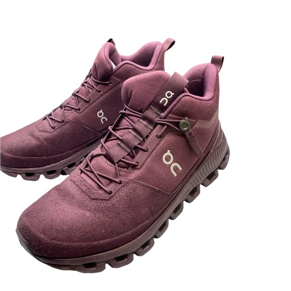 On Running Burgundy Athletic Shoes - Picture 7 of 13